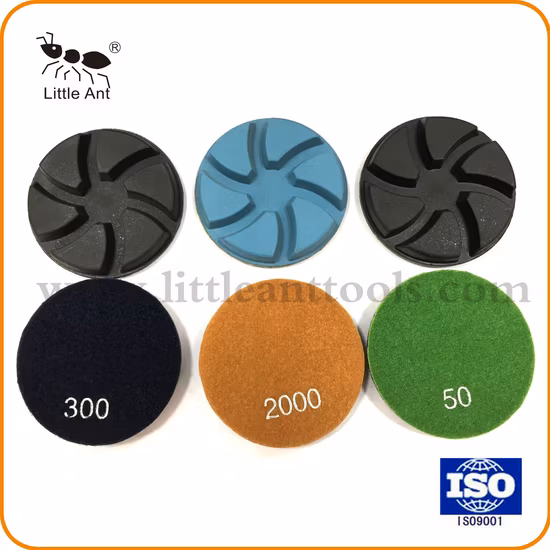 Diamond Floor Polishing Pad Abrasive Wheel Renovation Grinding Disk Hardware Tools for Concrete 4"/100mm