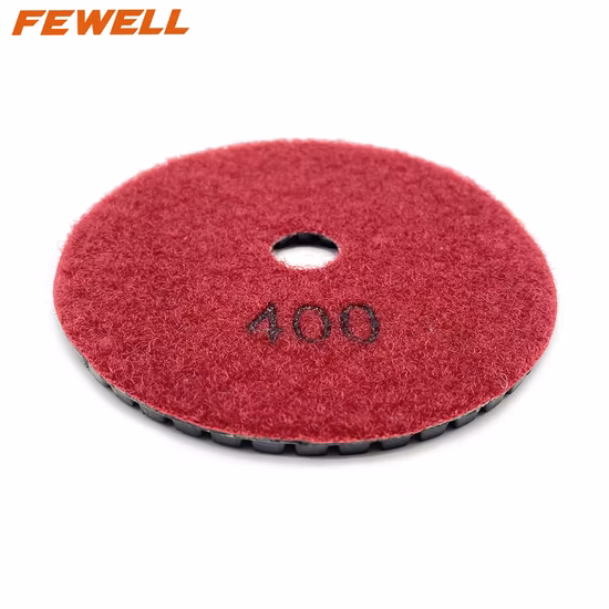 Tampone per lucidatura per rinnovamento di pavimenti diamantati di grande area da 100 mm